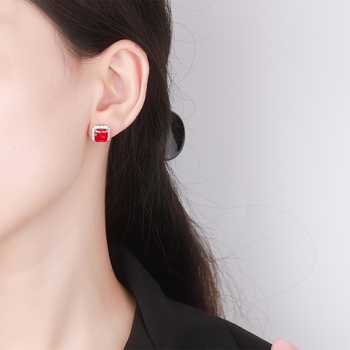 Cercei: Design geometric (cupru placat cu aur, tratament cu diamant, pentru femei)