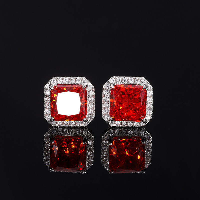 Cercei: Design geometric (cupru placat cu aur, tratament cu diamant, pentru femei)