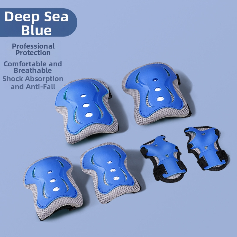 Bērnu aizsargkomplekts ar ķiveri un ceļgalu aizsargiem skrituļslidošanai - ABS ķivere, putu pildījums, piemērots riteņbraukšanai un board sportiem