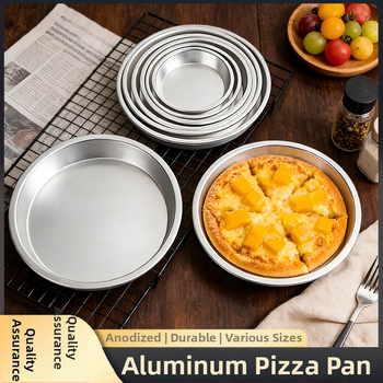 Picos kepimo keptuvė, apvali forma, aliuminio lydinys, kepimui, gilios ir plonos versijos