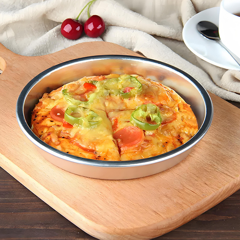 Picos kepimo keptuvė, apvali forma, aliuminio lydinys, kepimui, gilios ir plonos versijos