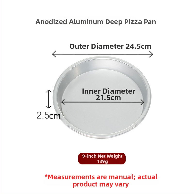 Picos kepimo keptuvė, apvali forma, aliuminio lydinys, kepimui, gilios ir plonos versijos