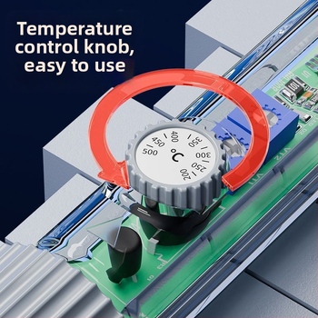 Fier de lipit din oțel inoxidabil – pentru conectori și fire digitale; unealtă portabilă de reparații în stil pistol