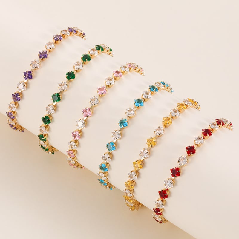 Brățară unisex din material cupru-plastic, placare electroplată, stil elegant