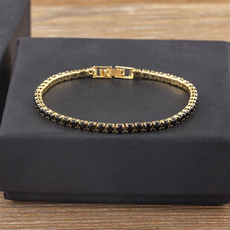 Гривна за ръка от мед, покрита с 18K истинско злато, електроплакирана, геометрична форма, оригинален дизайн, унисекс бижу