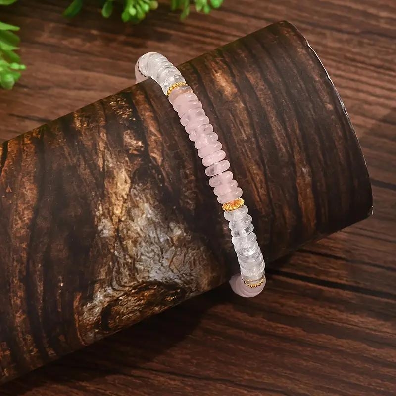 Brățară, lucrată manual, mărgele geometrice din cristal artificial, unisex, cadou ideal pentru aniversare, lansare primăvara 2025