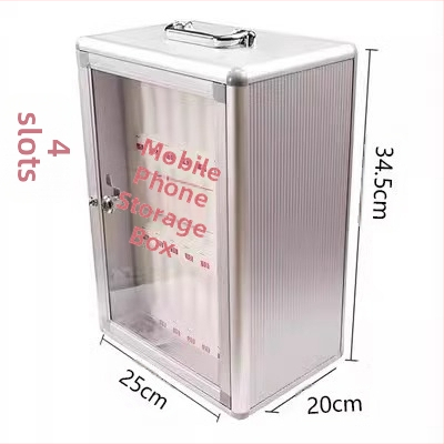 Zeju metāla mobilā telefona uzglabāšanas skapis ar logotipa drukāšanu un pielāgošanu, IP apstiprināts (Preppy)