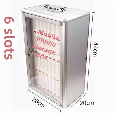 Zeju metāla mobilā telefona uzglabāšanas skapis ar logotipa drukāšanu un pielāgošanu, IP apstiprināts (Preppy)