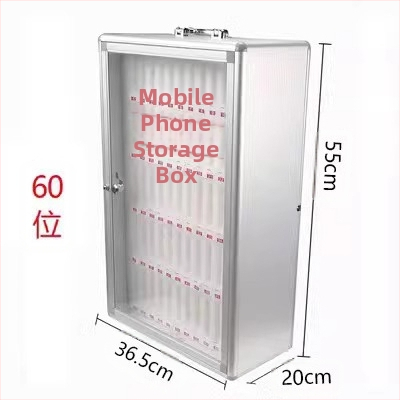 Zeju metāla mobilā telefona uzglabāšanas skapis ar logotipa drukāšanu un pielāgošanu, IP apstiprināts (Preppy)