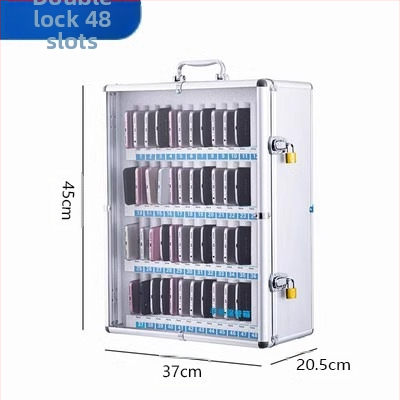 Zeju metāla mobilā telefona uzglabāšanas skapis ar logotipa drukāšanu un pielāgošanu, IP apstiprināts (Preppy)