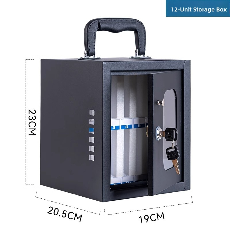 Zeju metāla mobilā telefona uzglabāšanas skapis ar logotipa drukāšanu un pielāgošanu, IP apstiprināts (Preppy)