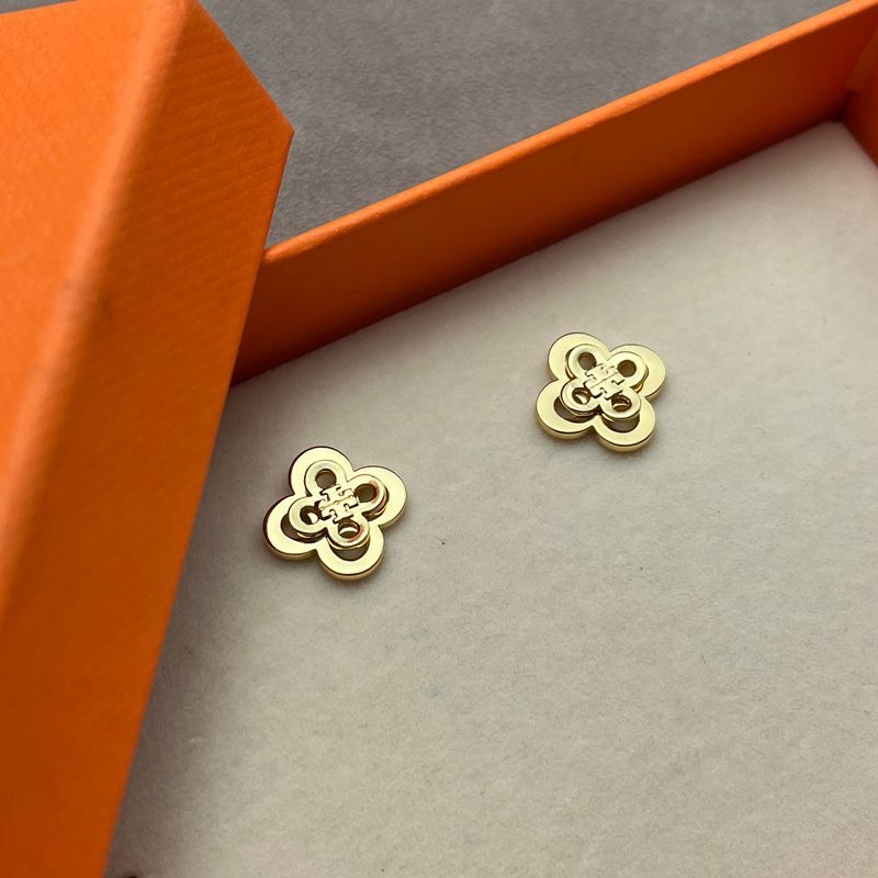 Set nakita – naušnice, ogrlica i narukvica, 18K pozlaćeni bakar, dvostruki slojeviti dizajn četverolistne detelje, križni lančić, privjesak Fritillaria