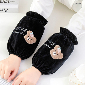 Flaneļa piedurkne pret netīrumiem, raksts Cartoon/Anime, īss biroja piedurknes pieaugušajiem un bērniem