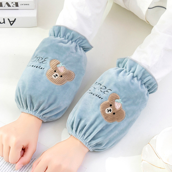 Flaneļa piedurkne pret netīrumiem, raksts Cartoon/Anime, īss biroja piedurknes pieaugušajiem un bērniem