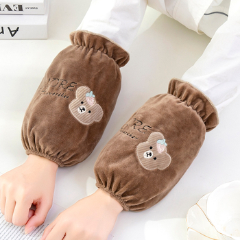 Flaneļa piedurkne pret netīrumiem, raksts Cartoon/Anime, īss biroja piedurknes pieaugušajiem un bērniem