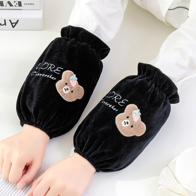 Flaneļa piedurkne pret netīrumiem, raksts Cartoon/Anime, īss biroja piedurknes pieaugušajiem un bērniem