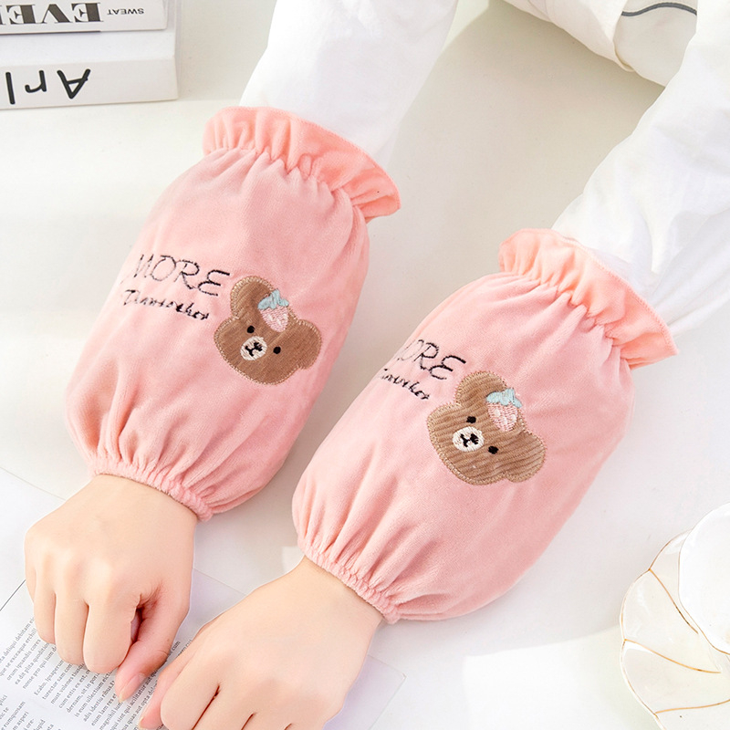 Flaneļa piedurkne pret netīrumiem, raksts Cartoon/Anime, īss biroja piedurknes pieaugušajiem un bērniem