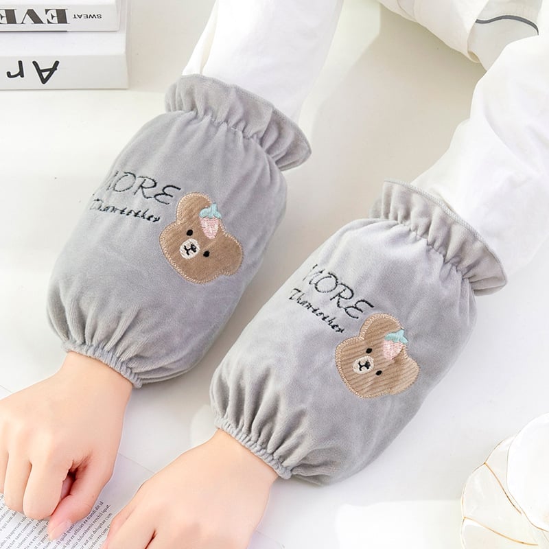 Flaneļa piedurkne pret netīrumiem, raksts Cartoon/Anime, īss biroja piedurknes pieaugušajiem un bērniem