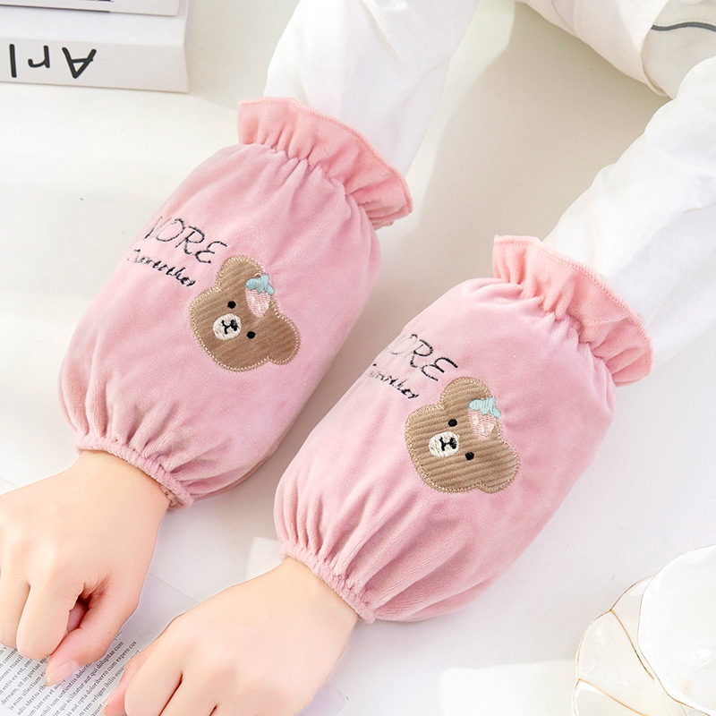 Flaneļa piedurkne pret netīrumiem, raksts Cartoon/Anime, īss biroja piedurknes pieaugušajiem un bērniem