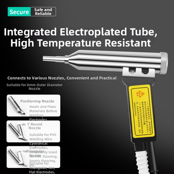 Split-tip plastmasas locīšanas pistole, jaudīga automašīnas bufera remontam (Qingwei; 220V pievienojamā strāva)