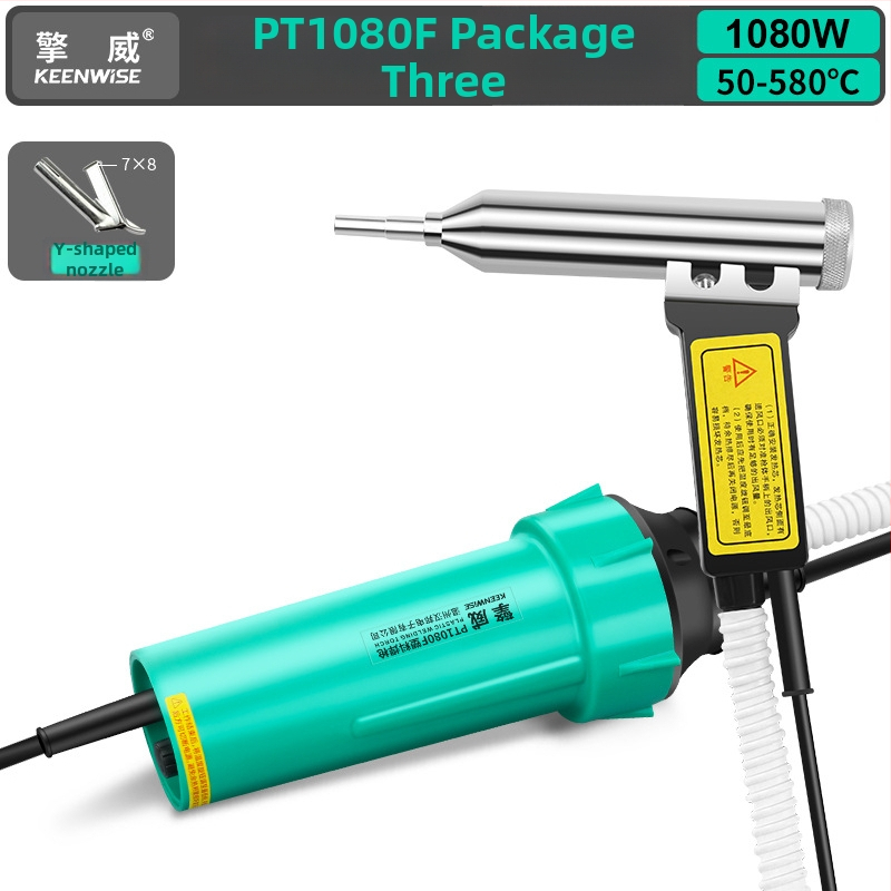 Split-tip plastmasas locīšanas pistole, jaudīga automašīnas bufera remontam (Qingwei; 220V pievienojamā strāva)