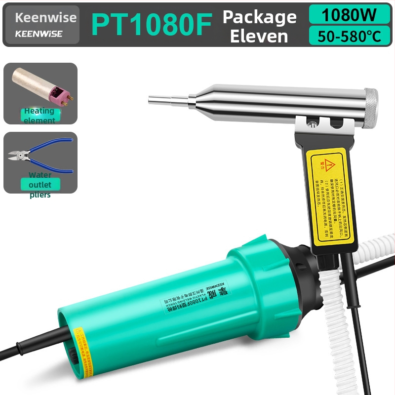 Split-tip plastmasas locīšanas pistole, jaudīga automašīnas bufera remontam (Qingwei; 220V pievienojamā strāva)