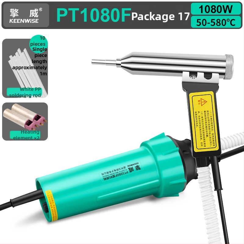 Split-tip plastmasas locīšanas pistole, jaudīga automašīnas bufera remontam (Qingwei; 220V pievienojamā strāva)