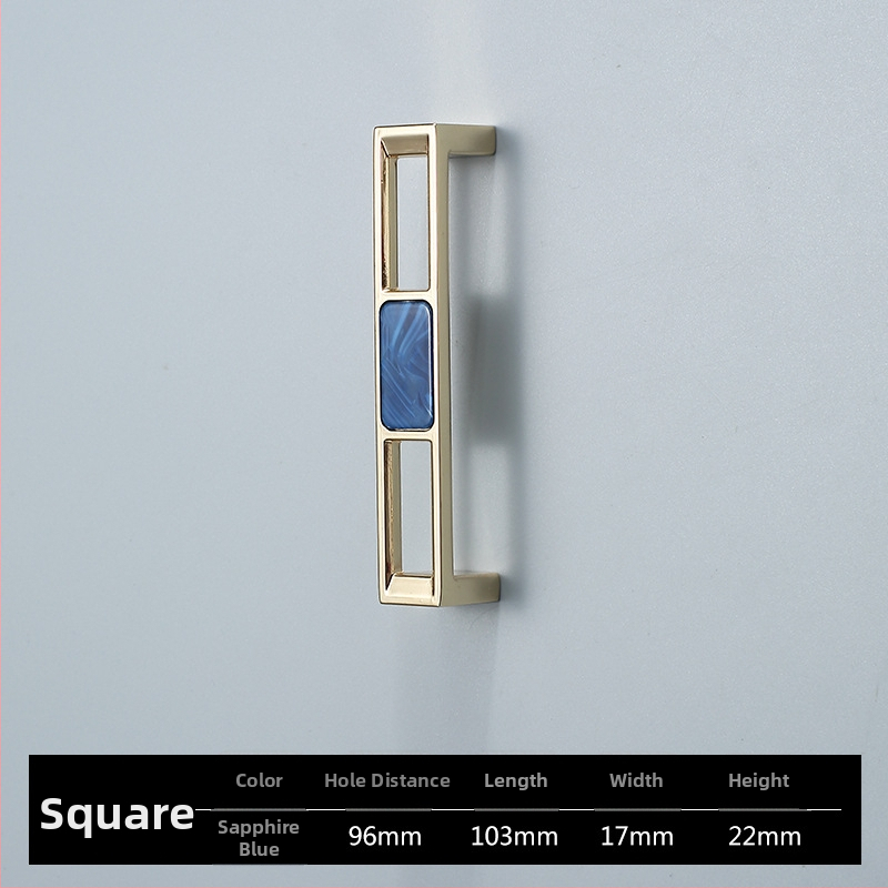 Skapja un garderobes durvju rokturis - Four-leaf Clover modelis, cinka sakausējums, elektroplatēšana, viegls luksusa stils