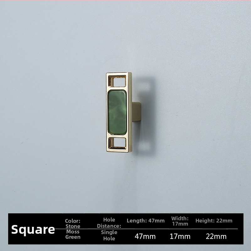 Skapja un garderobes durvju rokturis - Four-leaf Clover modelis, cinka sakausējums, elektroplatēšana, viegls luksusa stils