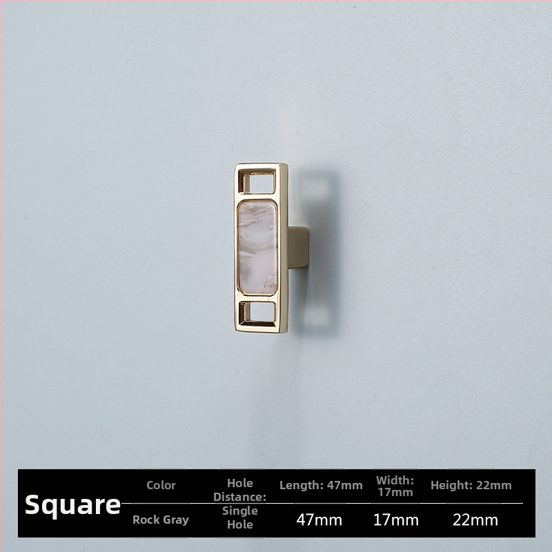 Skapja un garderobes durvju rokturis - Four-leaf Clover modelis, cinka sakausējums, elektroplatēšana, viegls luksusa stils