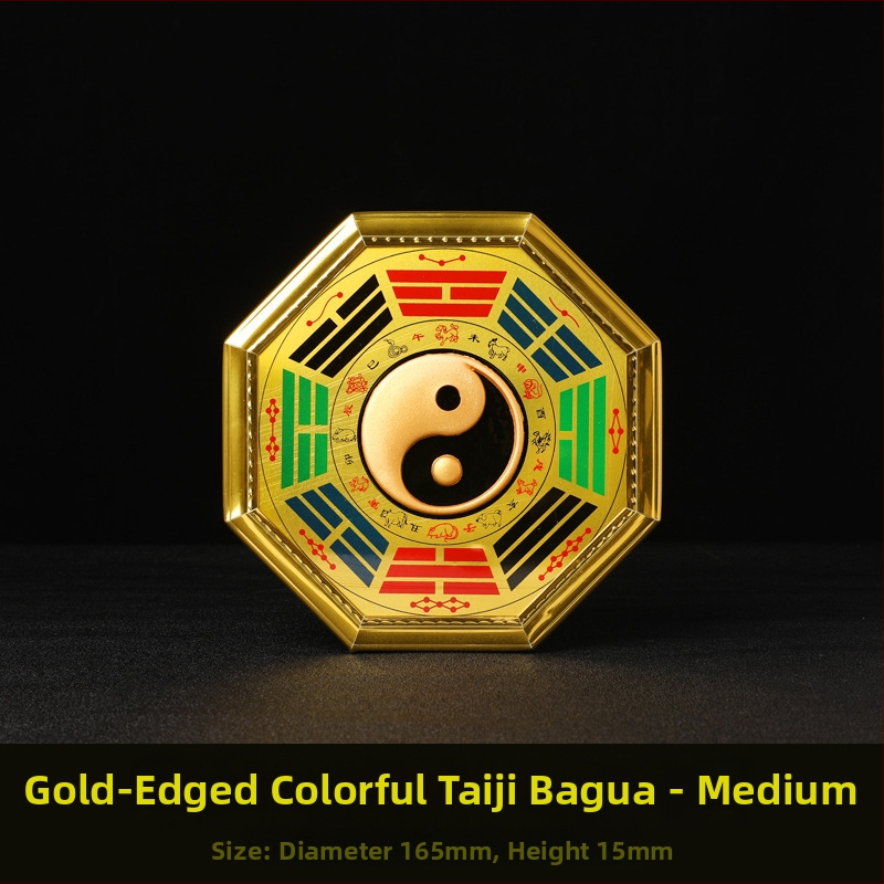 Bagua Tai Či karājas kulons ar tīģa galvu - Materiāls: koks un alumīnija plāksne; Kategorija: Bagua; Reliģija: taoisms; Neto svars: 0,14 kg; Zīmols: Jinlun Craftsmanship