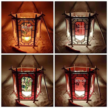 Φανάρι με περιστρεφόμενο μηχανισμό και ηλεκτροκινητήρα – κιτ DIY για οικογένεια, με σχέδιο χειροποίητου βασιλικού φαναριού