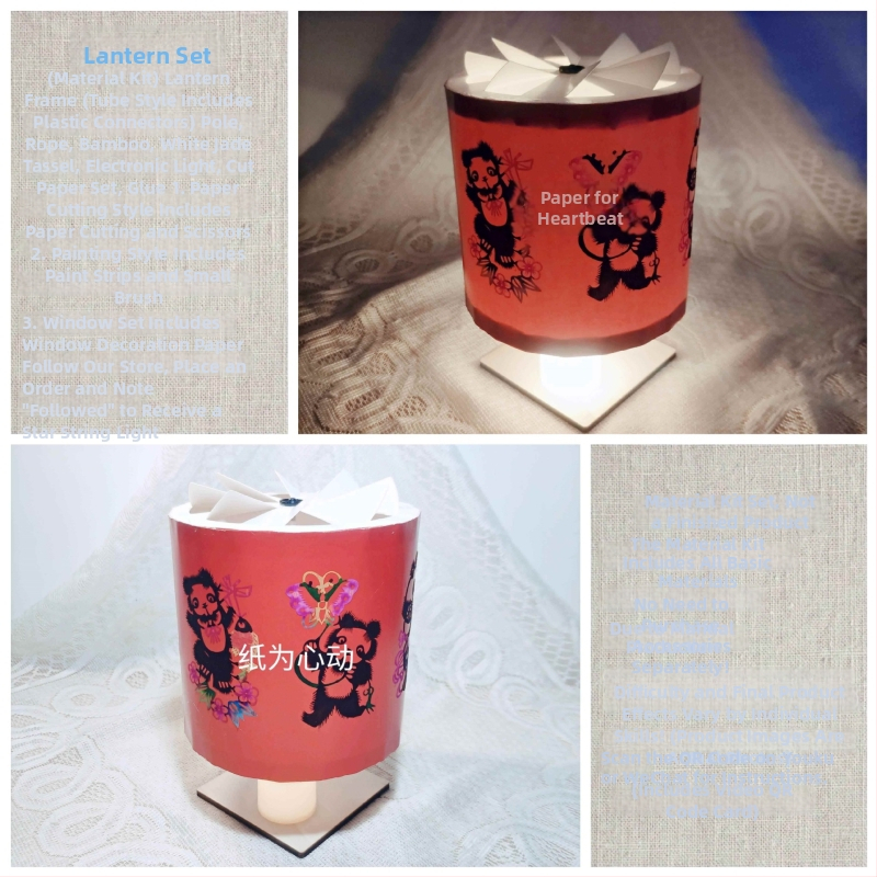 Φανάρι με περιστρεφόμενο μηχανισμό και ηλεκτροκινητήρα – κιτ DIY για οικογένεια, με σχέδιο χειροποίητου βασιλικού φαναριού