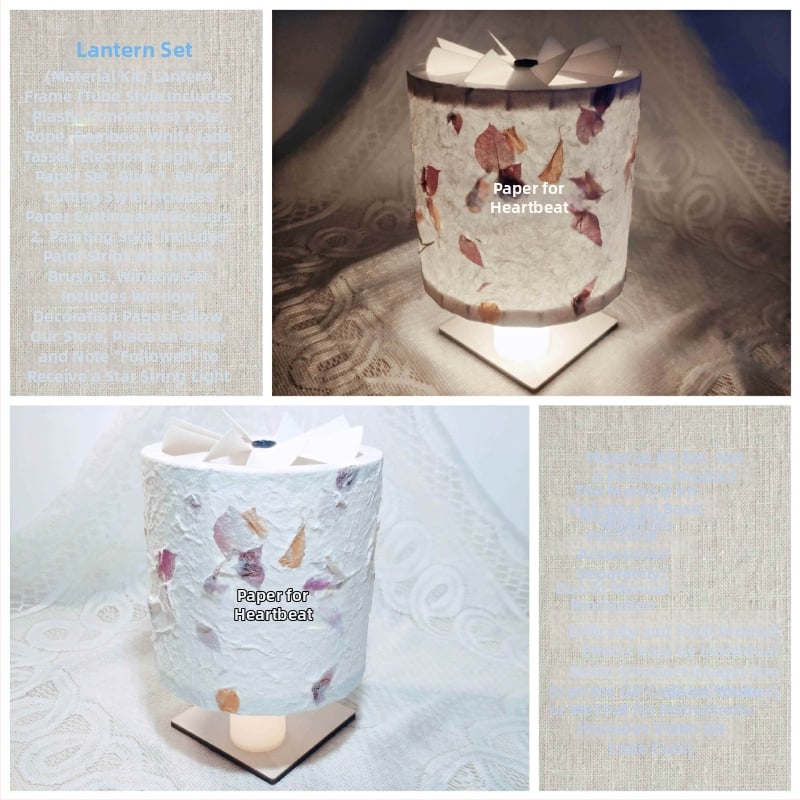 Φανάρι με περιστρεφόμενο μηχανισμό και ηλεκτροκινητήρα – κιτ DIY για οικογένεια, με σχέδιο χειροποίητου βασιλικού φαναριού