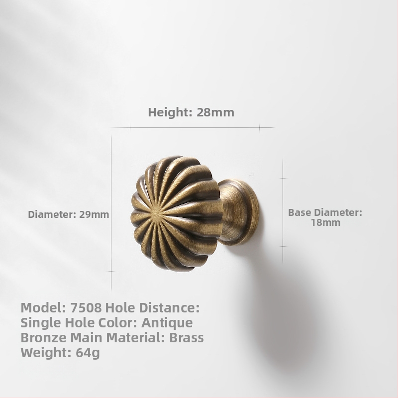 Gardrobes skapja rokturis, vara, CNC apstrāde, virsmas uzstādīšana, apaļš ar vienu caurumu