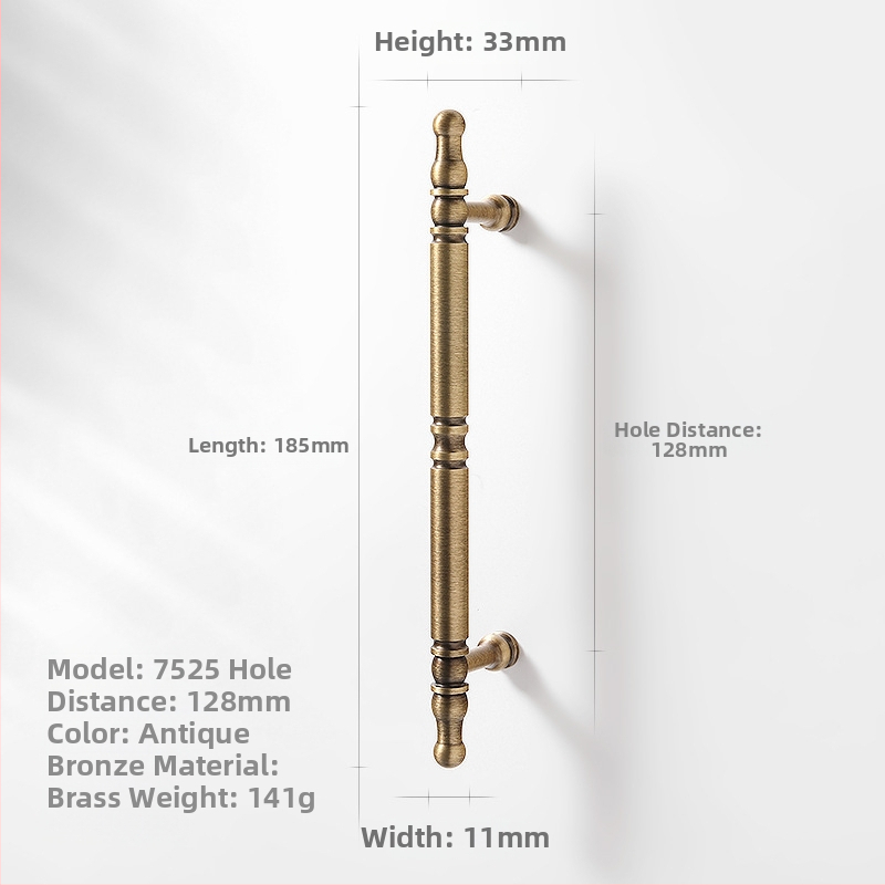 Gardrobes skapja rokturis, vara, CNC apstrāde, virsmas uzstādīšana, apaļš ar vienu caurumu