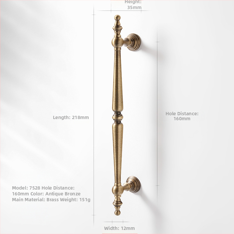 Gardrobes skapja rokturis, vara, CNC apstrāde, virsmas uzstādīšana, apaļš ar vienu caurumu