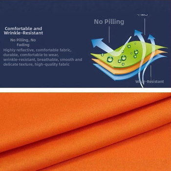 Sanitarinės darbo drabužių komplektas (viršus ir apatinius) kvėpuojantis, su atšvaitinėmis juostomis, atsparus dėvėjimuisi, anti-aukštai temperatūrai, keturiose sezonose, gamykloje/dirbtuvėse