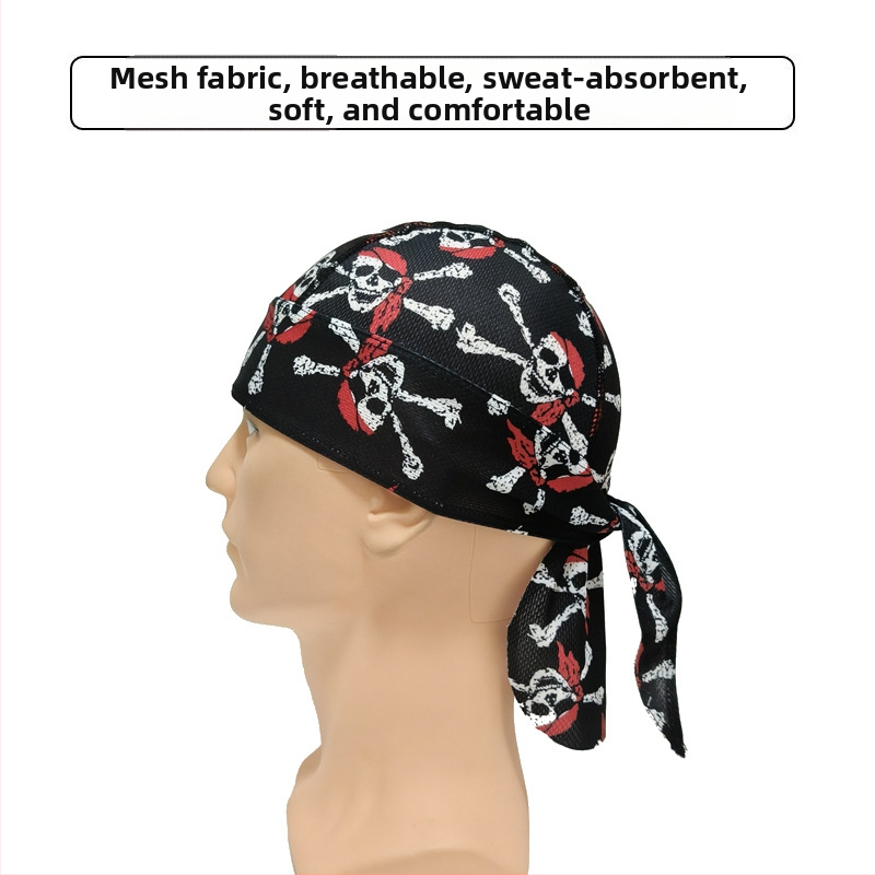 Ποδηλατικό καπέλο-μάσκα ενηλίκων από διχτυωτό ύφασμα με γρήγορο στέγνωμα, αντηλιακή προστασία, για εξωτερικές αθλητικές δραστηριότητες, unisex