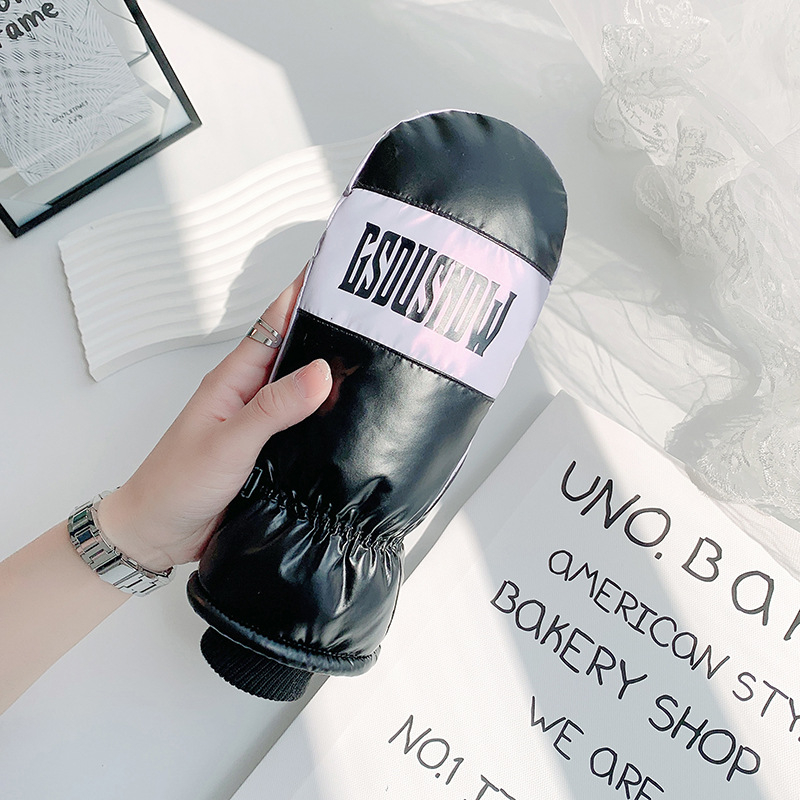 Női téli síkesztyűk – szélálló, vízálló, meleg hőszigetelés, koreai stílus, kültéri sportokra