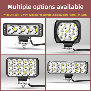 Εξωτερικός LED προβολέας για ηλεκτρικά οχήματα, μοντέλο WF16, DC 12-90V, ενιαίο εξάρτημα
