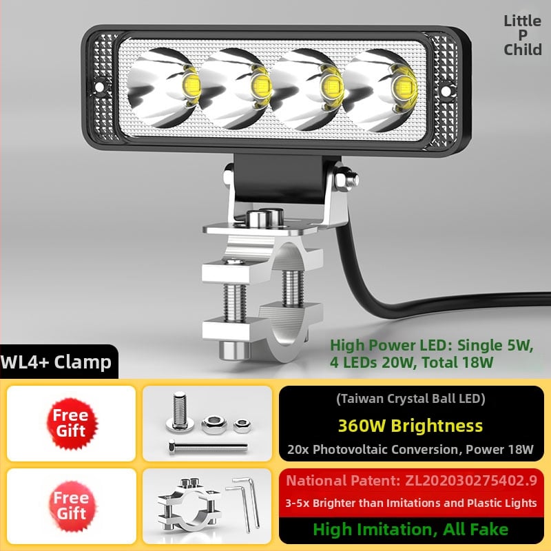 Εξωτερικός LED προβολέας για ηλεκτρικά οχήματα, μοντέλο WF16, DC 12-90V, ενιαίο εξάρτημα
