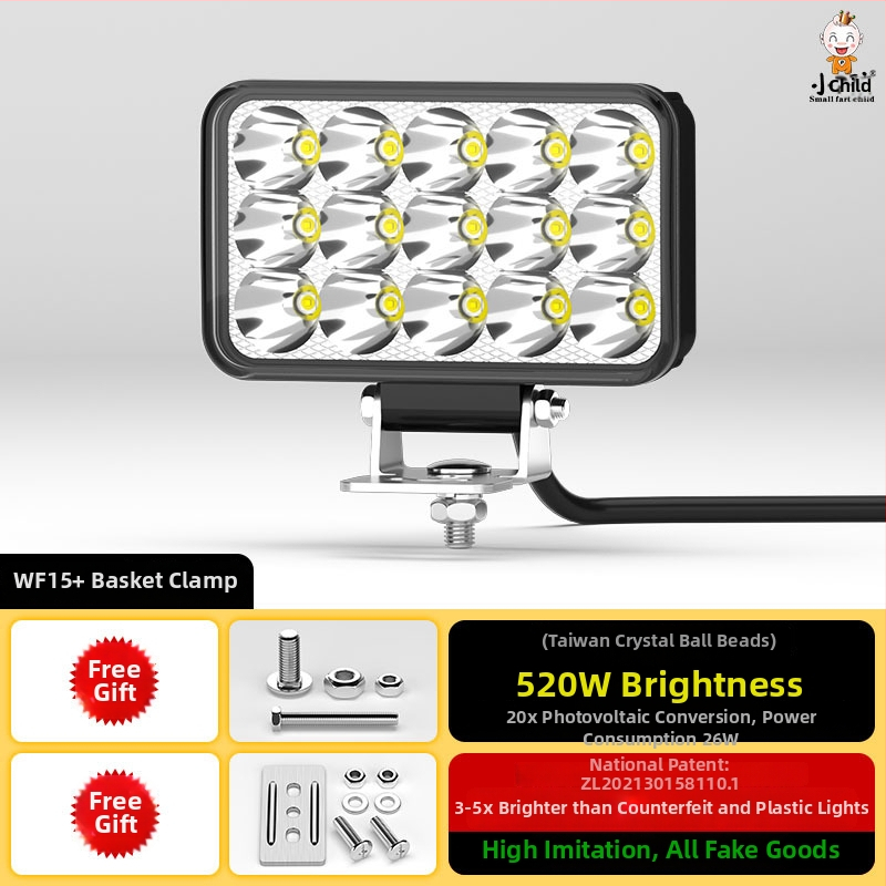 Εξωτερικός LED προβολέας για ηλεκτρικά οχήματα, μοντέλο WF16, DC 12-90V, ενιαίο εξάρτημα