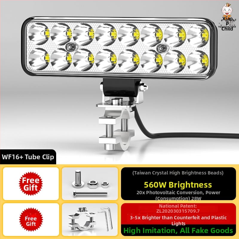 Εξωτερικός LED προβολέας για ηλεκτρικά οχήματα, μοντέλο WF16, DC 12-90V, ενιαίο εξάρτημα