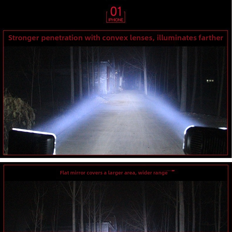 LED priekinis žibintas sunkvežimiui 90W, 12-80V, IP67, 4200 lm