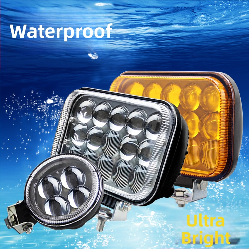 LED priekinis žibintas sunkvežimiui 90W, 12-80V, IP67, 4200 lm