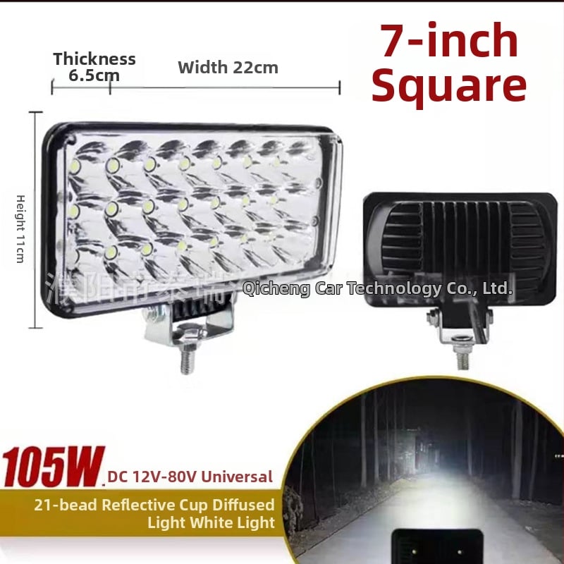 LED φανάρι φορτηγού 90W, 12-80V, IP67, 4200 lm