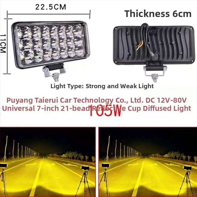 LED φανάρι φορτηγού 90W, 12-80V, IP67, 4200 lm