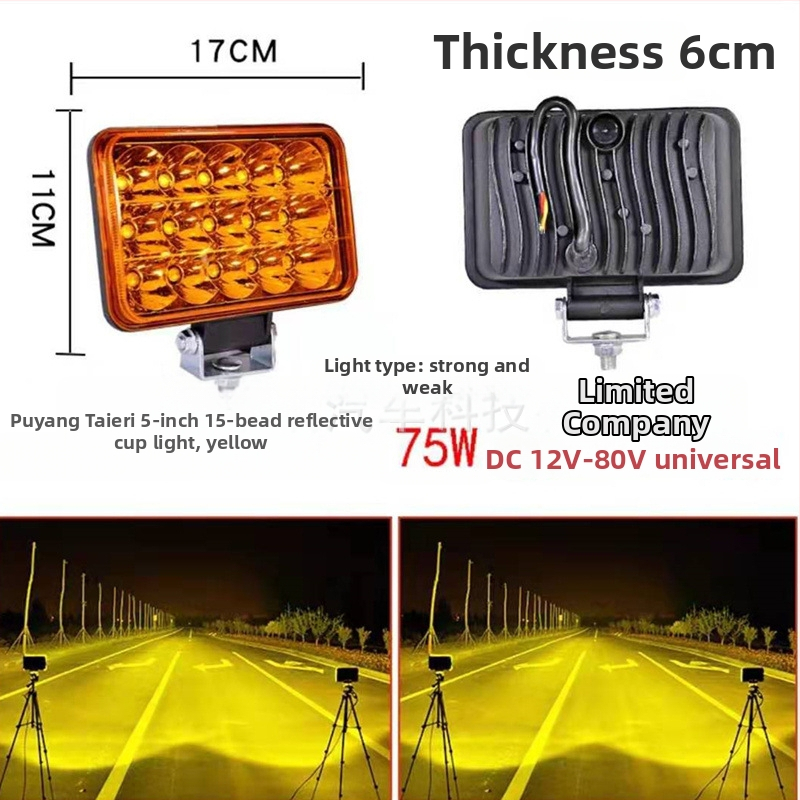 LED φανάρι φορτηγού 90W, 12-80V, IP67, 4200 lm