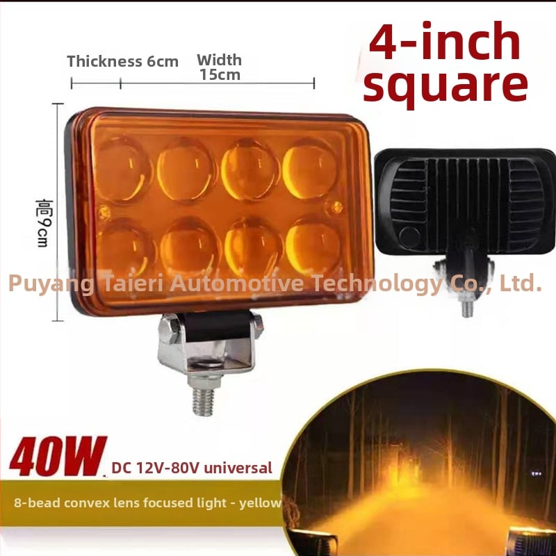 LED φανάρι φορτηγού 90W, 12-80V, IP67, 4200 lm